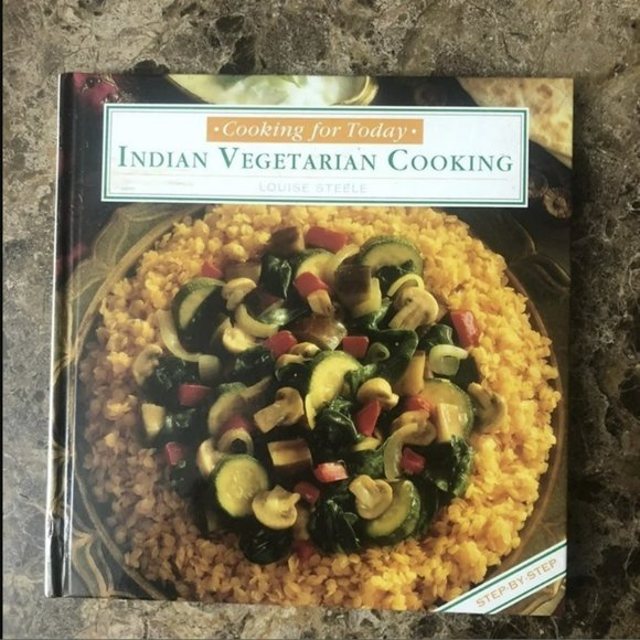 🔥 5/$50 INDIAN VEGETARIAN COOKING by Louisa Steel Hardcover Cookbook Recipes - Picture 4 of 5